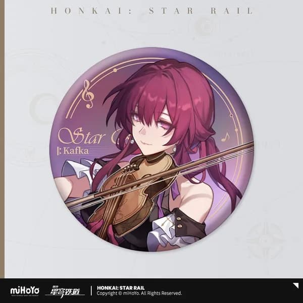 Голографический радужный жестяной значок Honkai: Star Rail HSR, серия Star Rail LIVE (концерт), коллекционный аниме мерч персонажей, диаметр 58 мм