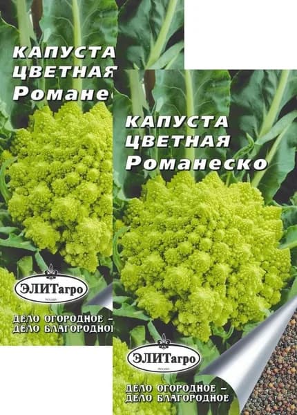 Капуста цветная Романеско (0,2 г), 2 пакета