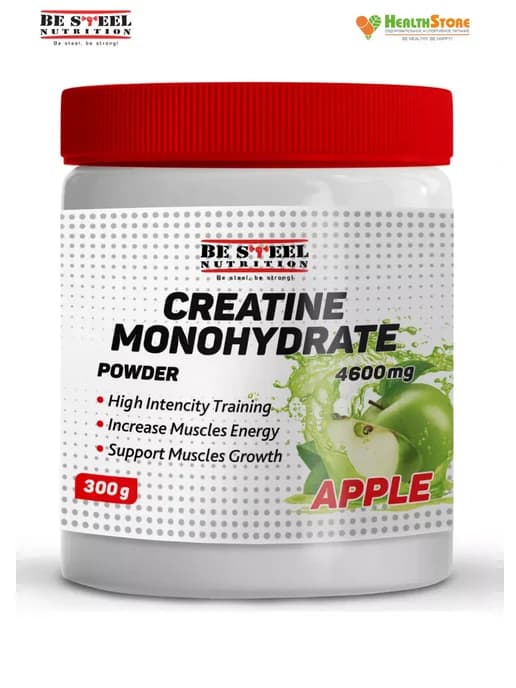 Креатин моногидрат порошок Creatine 300г (яблоко)