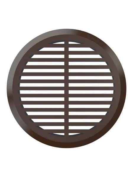 Решетка вентиляционная ДП фланец D45 переточная D50 пластик Brown ERA