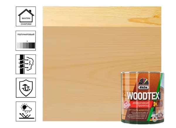 Пропитка "Dufa" WOOD TEX сосна 0,9л
