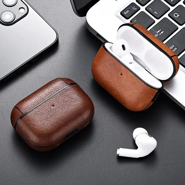 Кожаный чехол для наушников из искусственной кожи для AirPods Pro 2 2022 2023 поколения чехол для AirPods Pro 2 2nd Pro2 чехлы для наушников