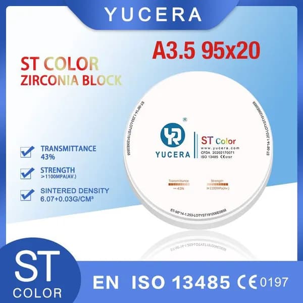 Циркониевый диск для CAD/CAM ST Color A3,5 95*20