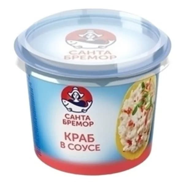 Паста Санта Бремор Краб в сливочном соусе 150 г