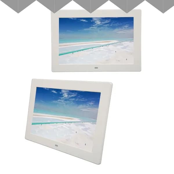 10 Inch Digital Photo Frame, Удобный обмен контентом и простая установка, для ежедневного использования дома Белый европейский стандарт