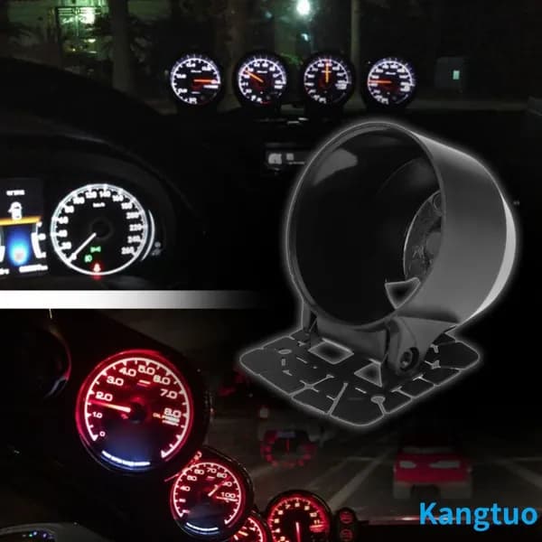 Автомобильное крепление для приборов 60 мм, АБС-пластик, чёрное