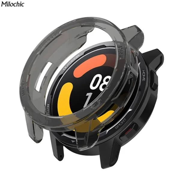 Прозрачный чехол из ТПУ для Xiaomi Watch S1 Active/Watch Color 2 Bumper Case