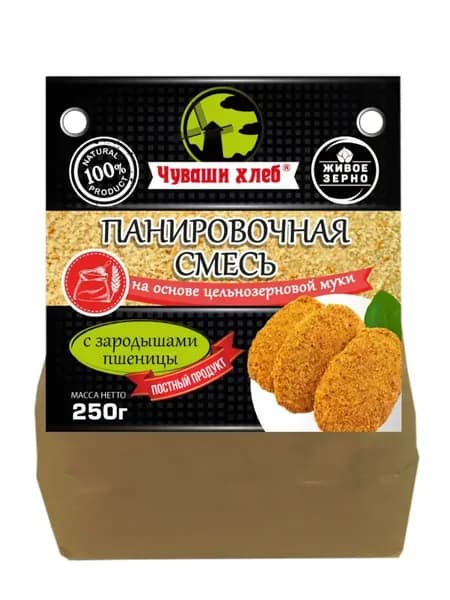 Смесь панировочная, 250 гр, панировочные сухари