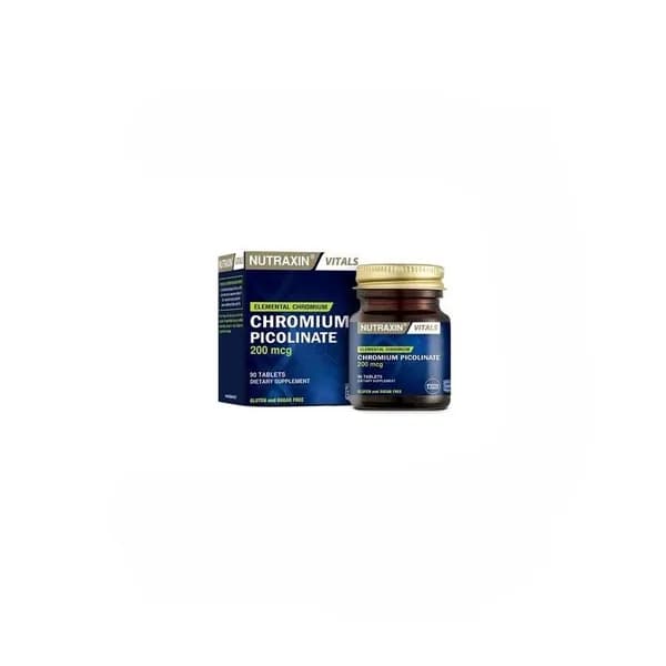 Nutraxin Пиколинат хрома 200 Мкг, 90 таблеток