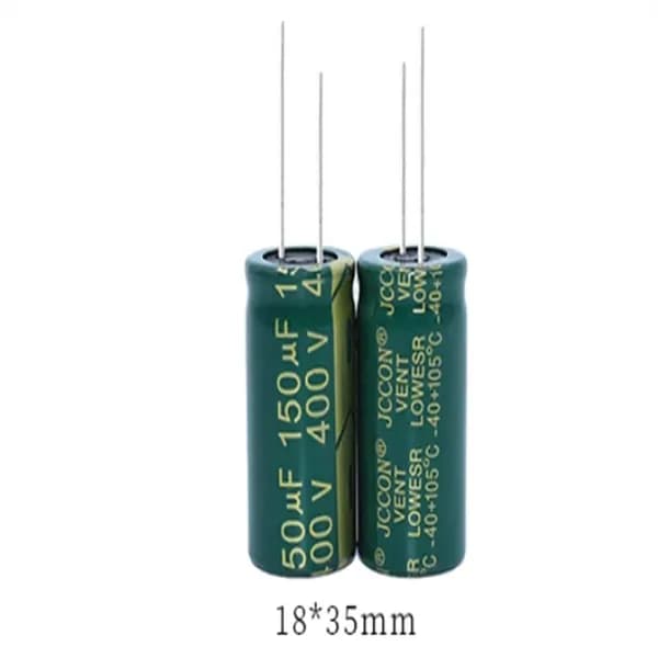 400v150uf 400v JCCON зеленый золотой адаптер питания высокочастотный алюминиевый электролитический конденсатор низкого сопротивления 18x35 1 шт