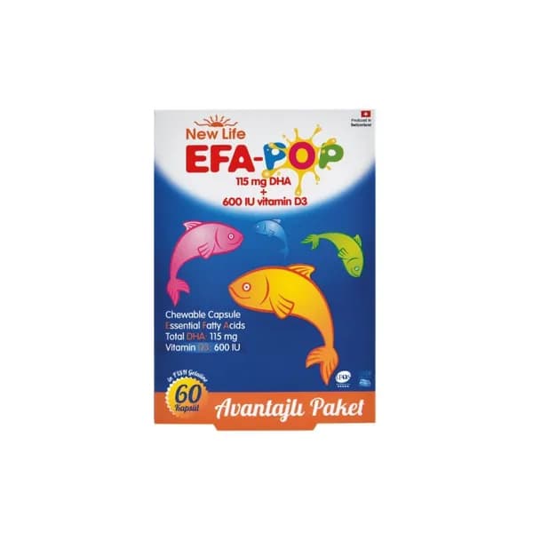 New Life EFA POP (ЭФА ПОП) 60 жевательных капсул