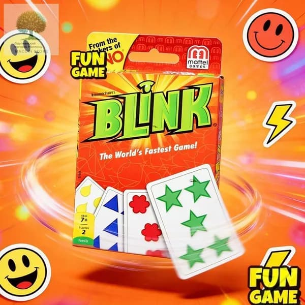Blink Самая Быстрая Карточная Игра В Мире, Для Семьи, 2 Игрока, От 7 Лет Веселая Вечеринка Игра