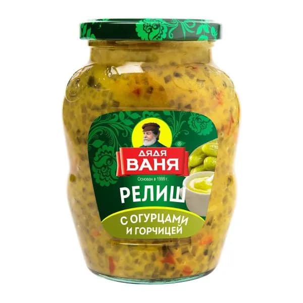 Релиш Дядя Ваня с горчицей 350г