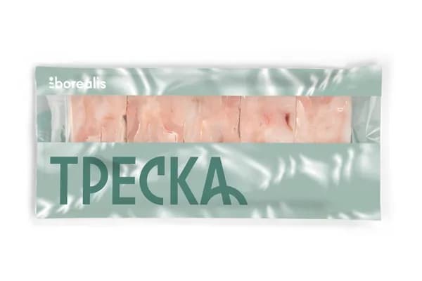 Треска атлантическая филе блочная без кожи замороженное Borealis 750г