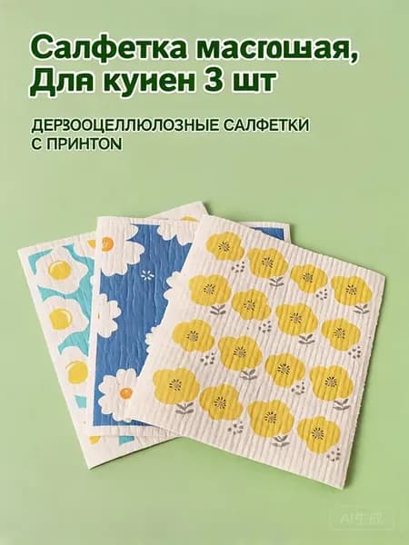 Салфетка махровая, Для кухни 3 шт