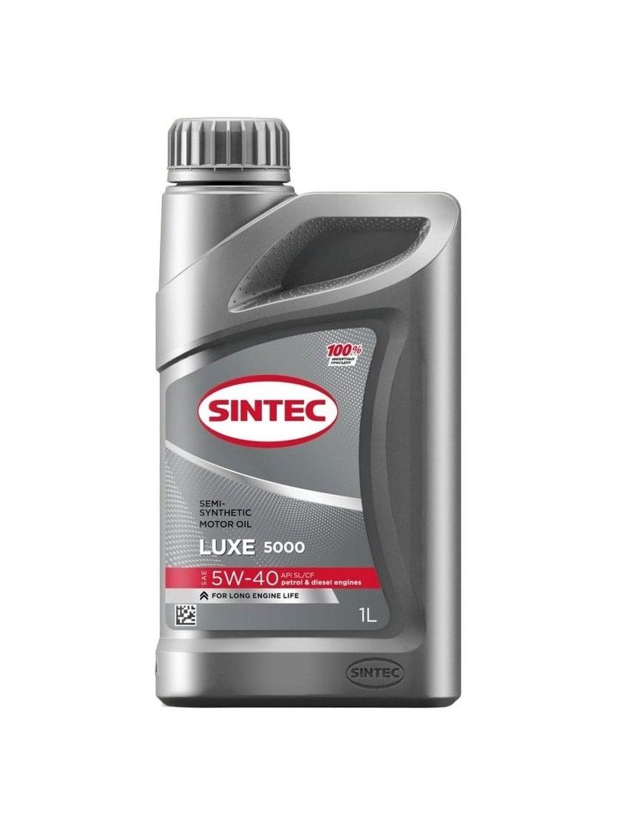 SINTEC Luxe 5000 5W-40 Масло моторное, Полусинтетическое, 1 л