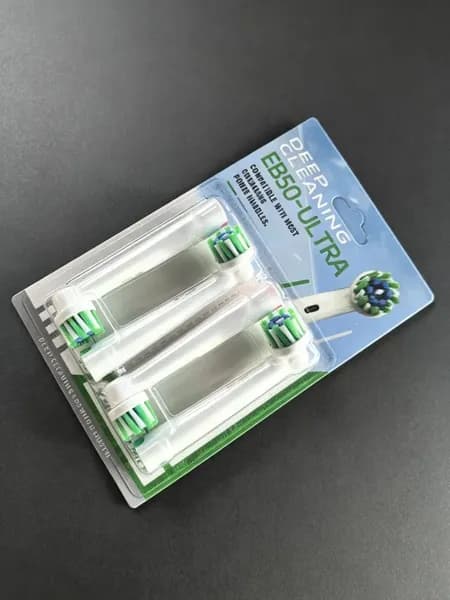 4 шт.Сменные насадки для электрических зубных щеток Oral-B, кроме моделей iO, Sonic и Pulsonic