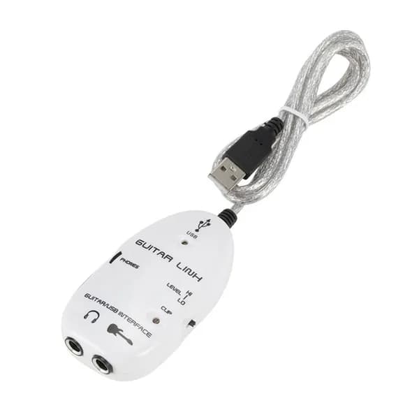 Адаптер кабеля для подключения гитары к интерфейсу USB Аудиоразъем Рекордер