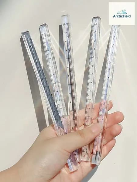 15cm / 20cm Треугольник для студентов Прозрачная линейка