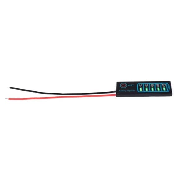 Универсальный тестер уровня заряда аккумуляторов DC5-30V 12V/24V с LED-дисплеем для литиевых и свинцово-кислотных батарей