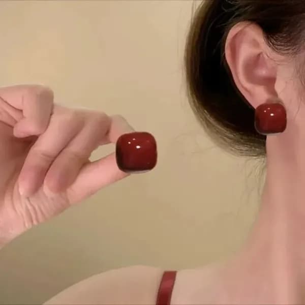Серьги кольца винтаж