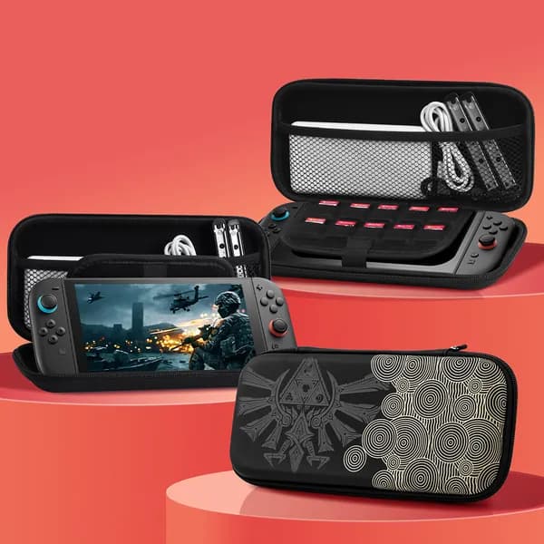 Чехол-бокс для Nintendo Switch 2 из эва-материала с мягким ворсовым внутренним покрытием