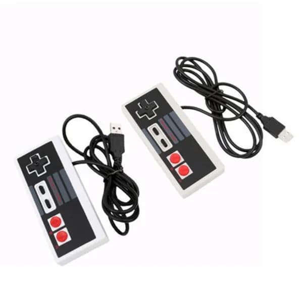 2 упаковки контроллеров NES Classic для мини-консоли Nintendo, оригинальные геймпады с проводом