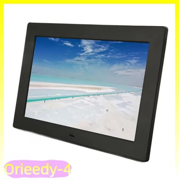 10 Inch Digital Photo Frame, Удобный обмен контентом и простая установка, для ежедневного использования дома Черный британский стандарт