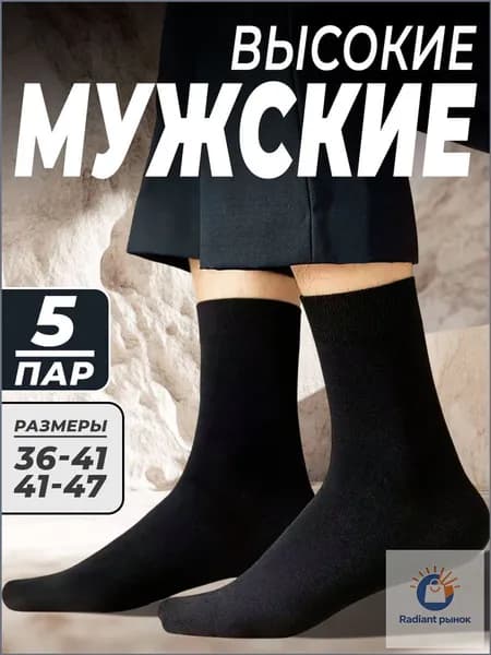 Носки мужские Мужская коллекция, 5 пар
