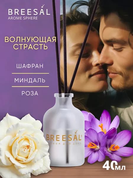 Диффузор для дома с палочками Breesal Aromа Sphere Волнующая страсть