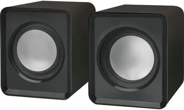 Колонки для компьютера Defender SPK 22, система 2.0, 5 Вт, USB, Minijack 3.5 мм, черные (65503)