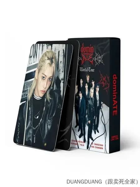 STRAY KIDS DOMINATE WorldTour Lomo Cards 55 шт. K-POP коллекционные фотокарточки SKZOO 2024