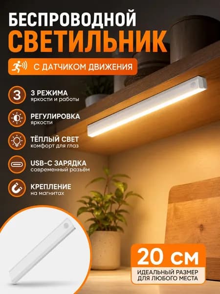 Настенный светильник, 1.2W, 1 Вт