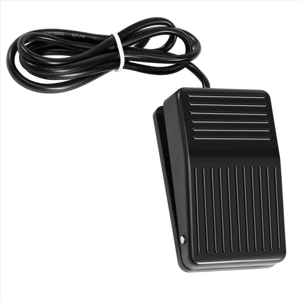 AC 250V 10A SPDT no NC противоскользящий пластиковый мгновенный ножной переключатель мощности черный
