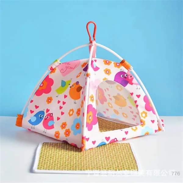Палатка для попугаев подвесная напольная из ткани