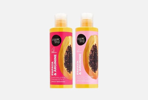 Подарочный набор для ухода за волосами Organic Shop SUPER GLOW