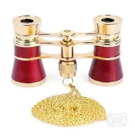Качественный бинокль 3x25 с цепочкой SS405