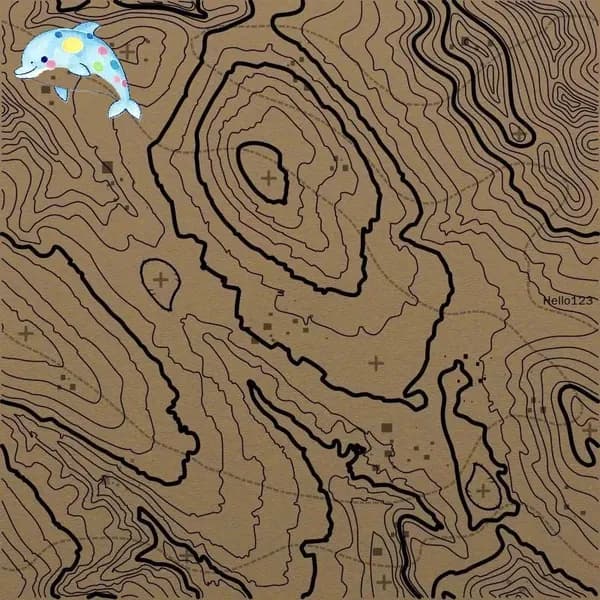 Лист Kydex 300x300x1.5/2 мм, текстура Simple Terrain - для ножен и тактических аксессуаров (1 шт)