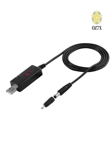 USB DC 5V To 9V 12V Зарядная Линия Для Маршрутной Зарядки Провод Адаптера WIFI Boost Module Converter Через Powerbank