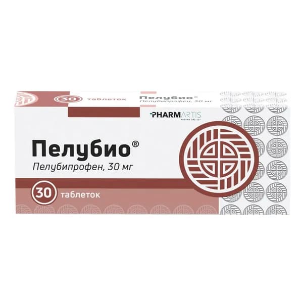 Пелубио, таблетки 30 мг, 30 шт.