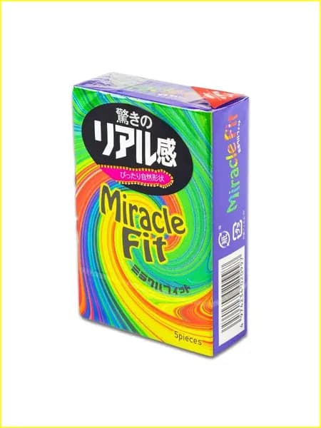 Презервативы японские Sagami Miracle Fit, 5 шт. Ультратонкие, реалистичная форма