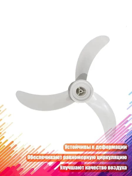 Пластиковые лопасти для настольного вентилятора, 3 шт., - B