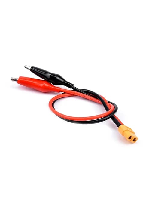Кабель - переходник 14AWG XT60 (F) - Крокодилы 28 мм