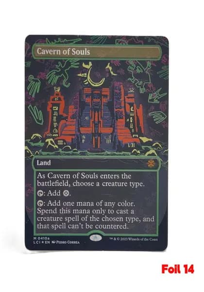 Фольгированная карта Magic: The Gathering - Cavern of Souls (Пещера Душ), номер LCI.EN M0410a