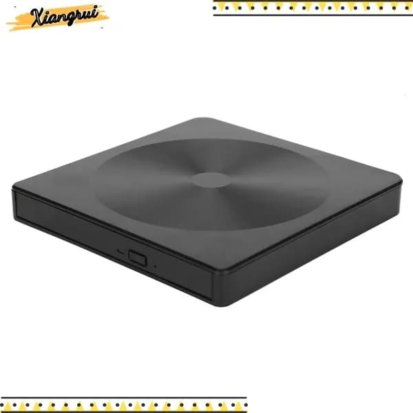 Внешний DVD-RW привод, поддержка USB 3.0 и Type-C, для загрузки и резервного копирования данных
