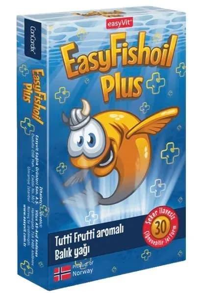 EasyFishoil 30 жевательных гелевых таблеток (Plus)