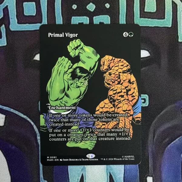 Кастомные прокси-карты высокого качества, MTG PROXY CARDS фойловые карты не, стандартный размер Primal Vigor MAR #81