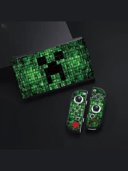 Силиконовый защитный чехол на игровую приставку Nintendo Switch Oled, мягкий чехол из TPU Покемон Генгар 3