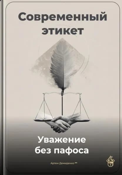 Современный этикет: Уважение без пафоса | Демиденко Артем | Электронная книга