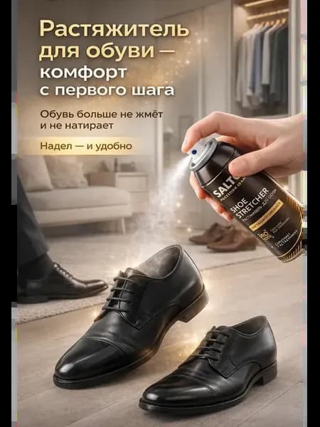 Растяжитель для обуви спрей универсальный